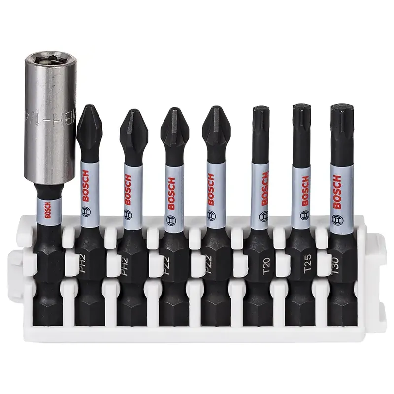 Bosch Bitssæt Impact Ph-pz-tx 50mm Sthold 8st 2608522326
