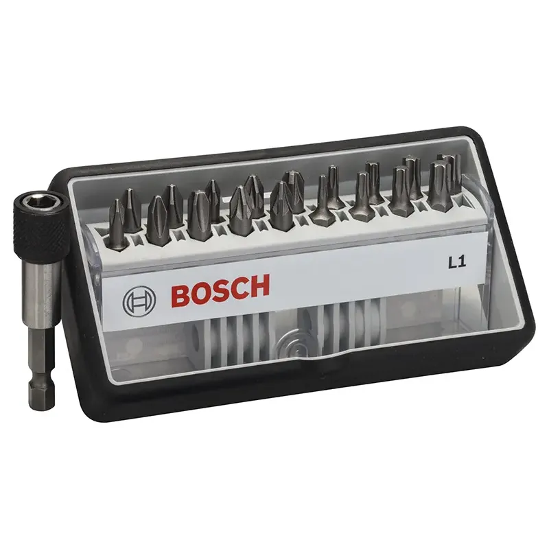 Bosch Bitssæt Robustline L1 Xh Ph Pz Tx 18 Stk 2607002567