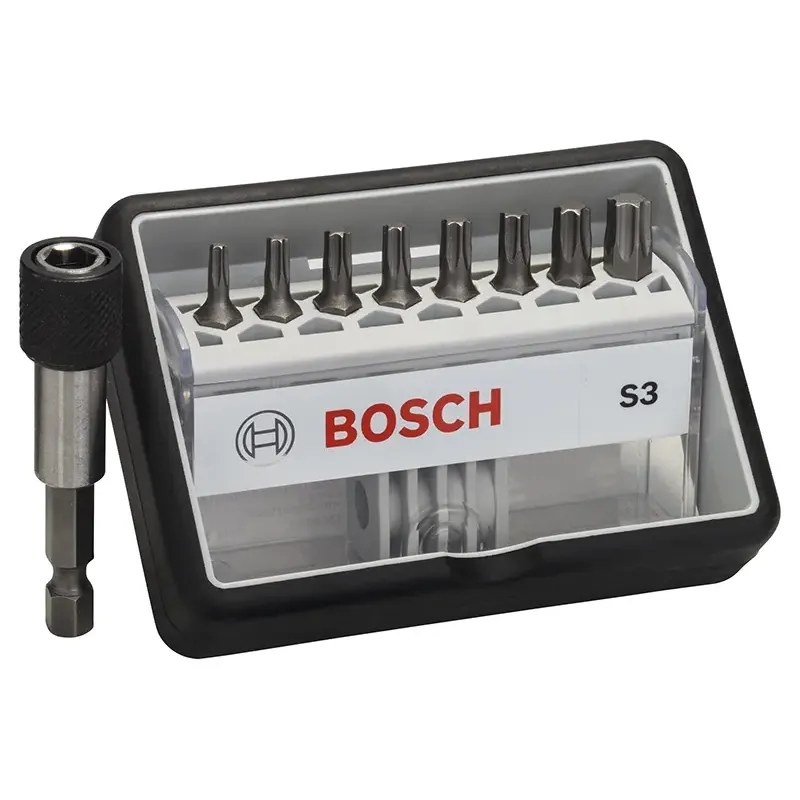 Bosch Bitssæt S3 T8 40 Xh Qh 25mm   Stk 2607002562
