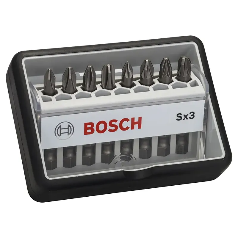 Bosch Bitssæt Sx3 Ph123 Pz123 Xh 49mm 8stk 2607002558