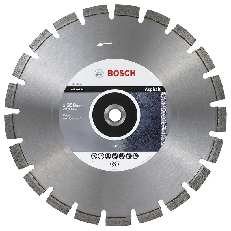 Bosch Diamantskive Best Asphalt 350x20 25 4mm 2608603641