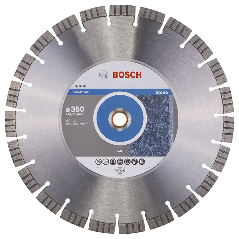 Bosch Diamantskive 350x25 4mm Best Stone 2608602648