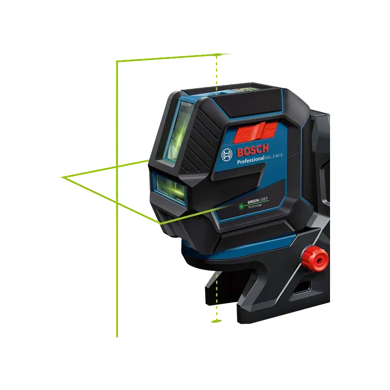 Bosch Kombilaser Grøn Gcl  -50-rm10-clip-case 0601066m02