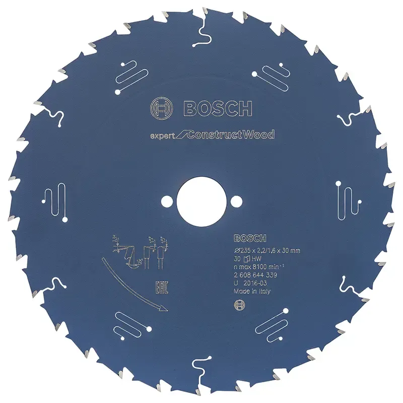 Bosch Rundsavsklinge Construct 235x2 8x30 Mm 30 Tdr 2608644339