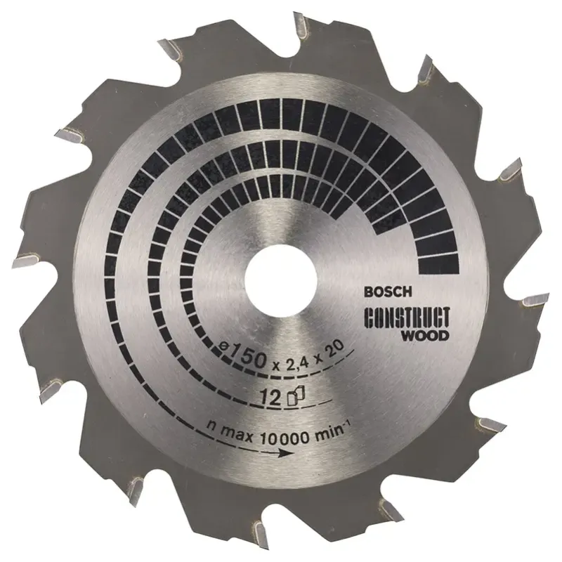 Bosch Rundsavsklinge Construct ø150x2 4x20 16mm 12t 2608641199