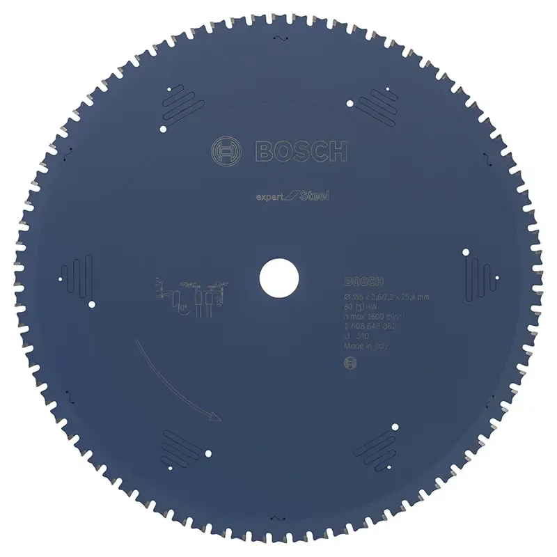 Bosch Rundsavsklinge Exp Steel 355x25 4mm 80t 2608643062