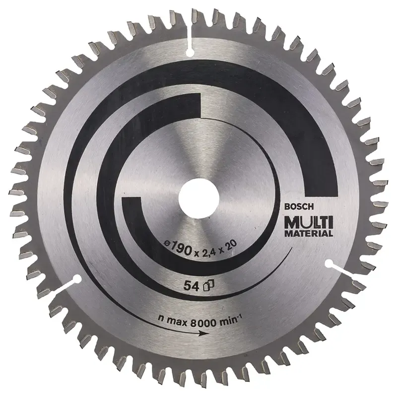 Bosch Rundsavsklinge  Multi 190x2 4x20 Mm 54 Tdr 2608640508