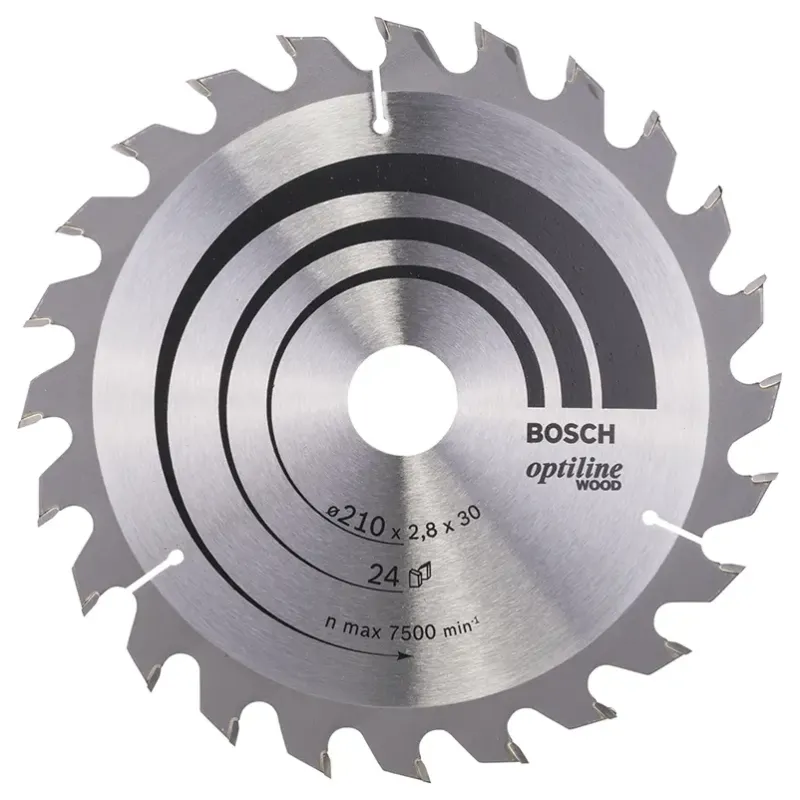 Bosch Rundsavsklinge Optiline 210x2 8x30mm 24t 2608640621