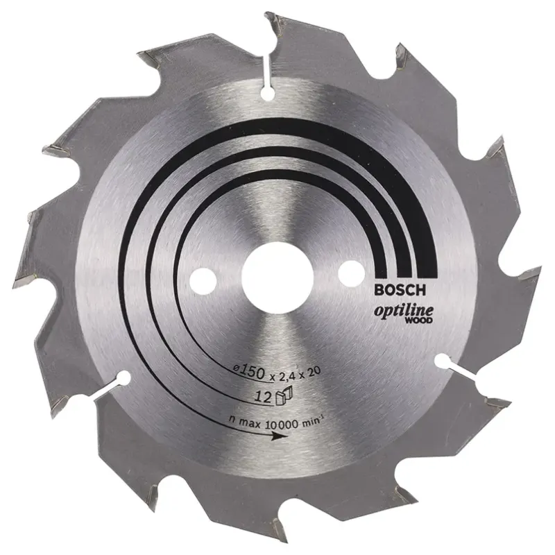 Bosch Rundsavsklinge Optiline ø150x2 4x20 16mm 12t 2608641169