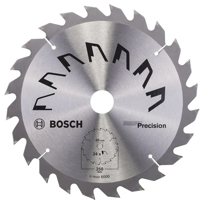 Bosch Rundsavsklinge Precision ø250x2x30mm T24 2609256878