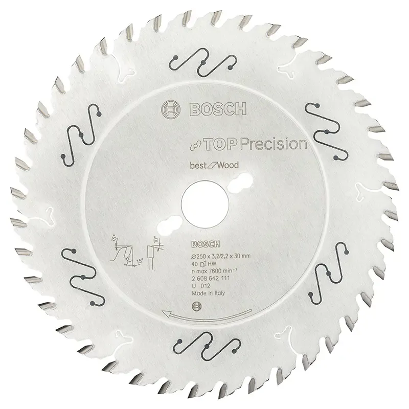 Bosch Rundsavsklinge Top Precw 250x3 2x30mm 40t 2608642111