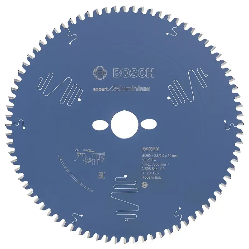 Bosch Rundsavsklinge 260x30x2 8mm 80t Exp Alu 2608644113