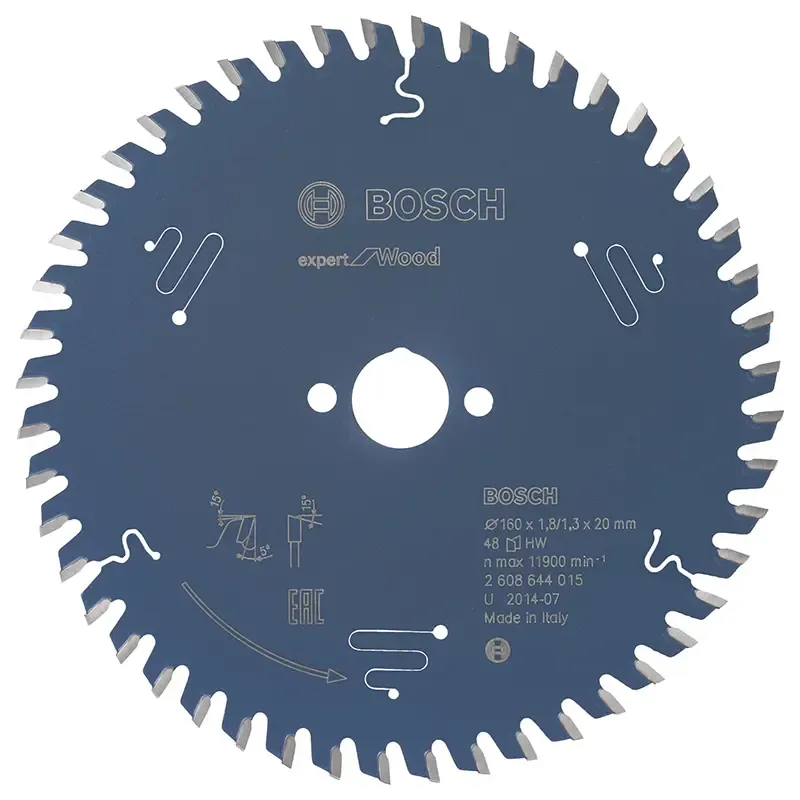 Bosch Rundsavsklinge 160x20x1 8mm 48t Exp Wood 2608644015