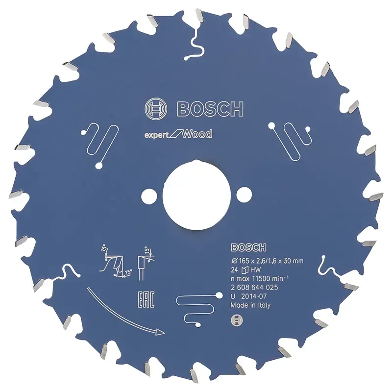 Bosch Rundsavsklinge 165x30x2 6mm 24t Exp Wood 2608644025