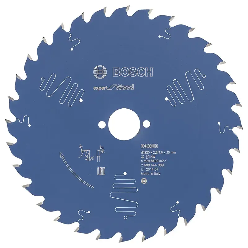 Bosch Rundsavsklinge 225x30x2 6mm 32   Exp Wood 2608644089