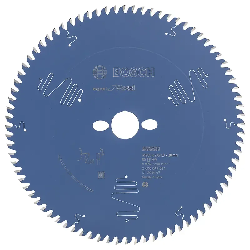 Bosch Rundsavsklinge 260x30x2 8mm 80t Exp Wood 2608644091