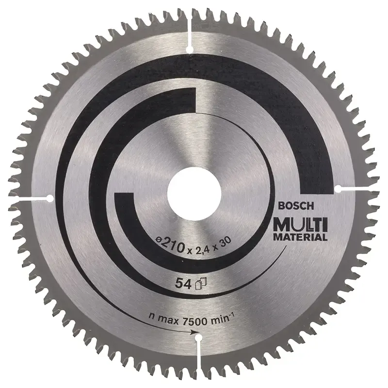 Bosch Rundsavsklinge ø210x30mm 80t -5gr Alu 2608640445