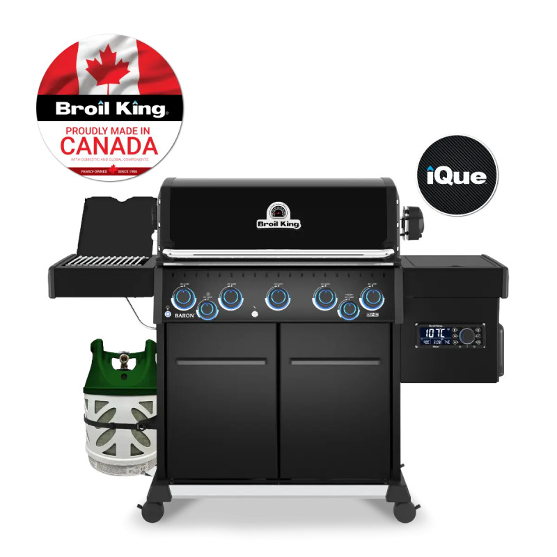 Broil King Baronâ 590 Irp Pellet-ready-series Shadow Gasgrill Og Træpillegril