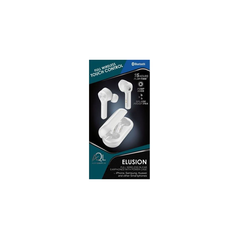 Cellularline Aql Bt Earplugs Elusiontws Hvid Trådløse In-ear øretelefoner