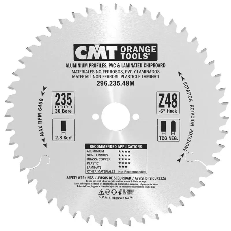 Cmt Klinge 235x2 8x30 Z48 Ne Neg 296 235 48m