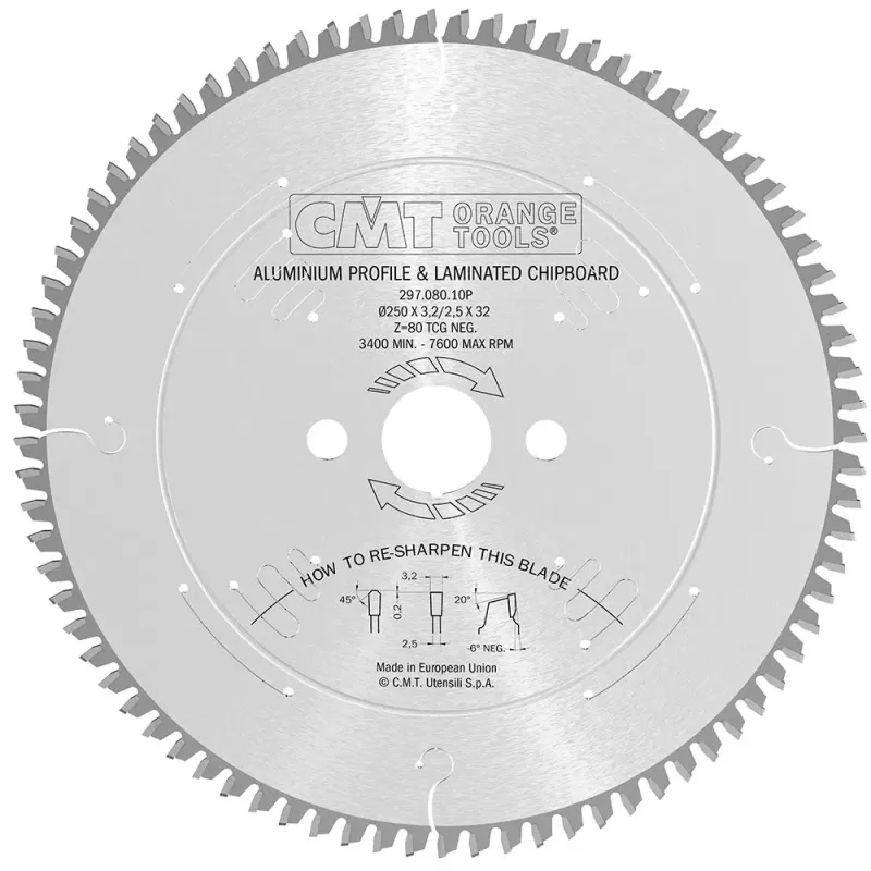 Cmt Klinge 250x3 2x32 Z80 Ne Neg 297 080 10p
