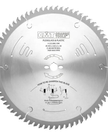 Cmt Klinge 250x2 8x30 Z80 Tw 222 080 10m