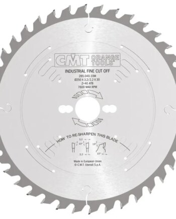 Cmt Klinge 250x3 2x35 Z40 Uw 285 040 10r