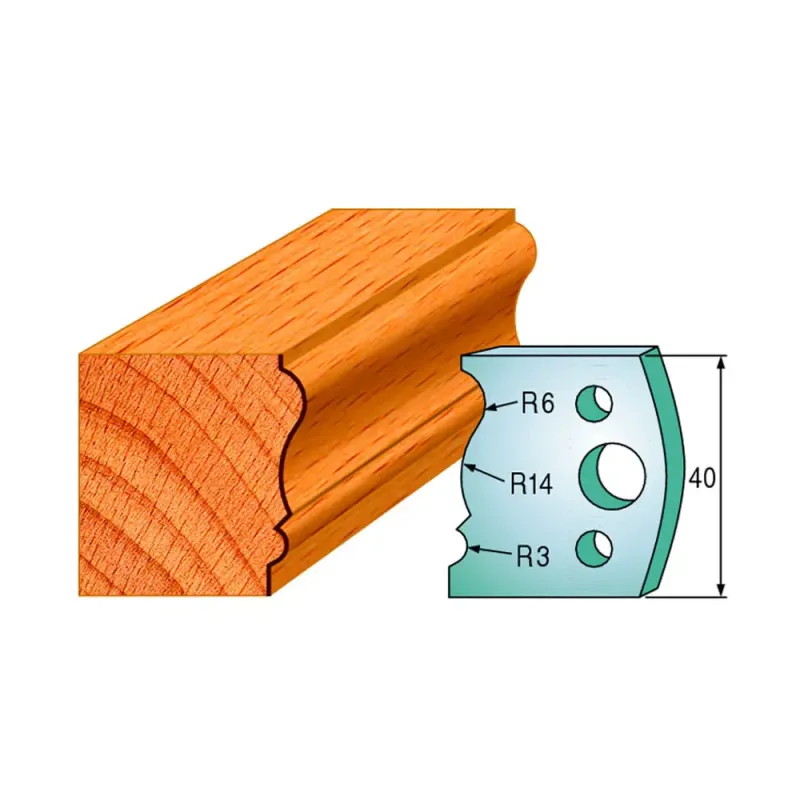 Cmt Profilknive Sæt 40mm Nr  106 690 106