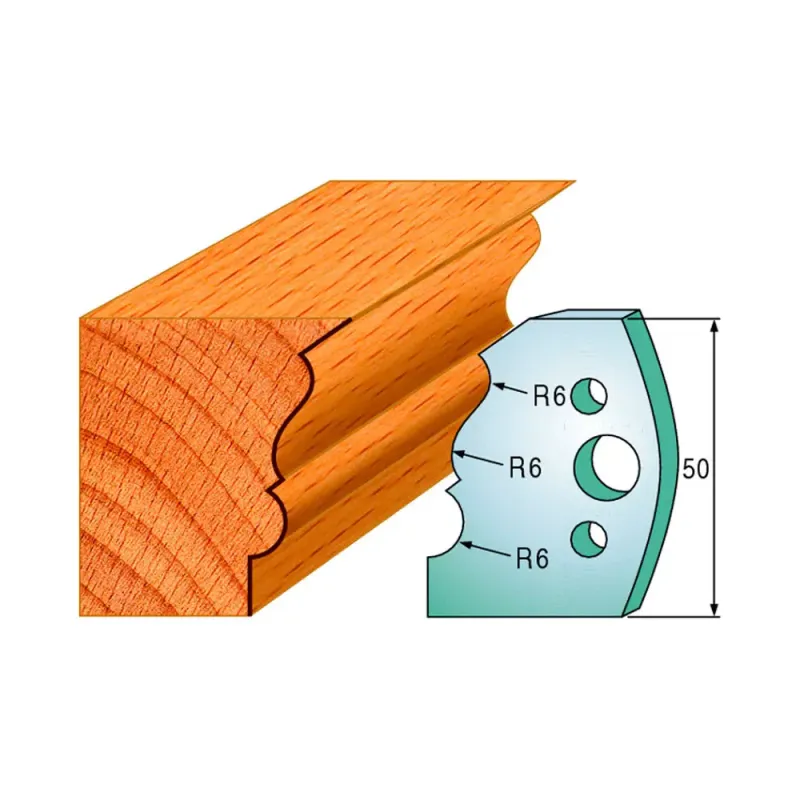 Cmt Profilknive Sæt 50mm Nr  509  690 509