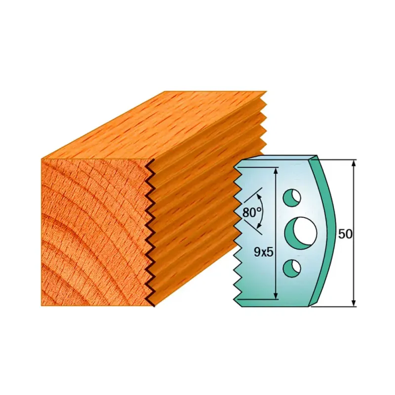 Cmt Profilknive Sæt 50mm Nr  524 690 524
