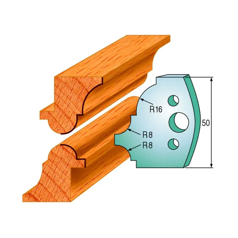 Cmt Profilknive Sæt 50mm Nr  541 690 541