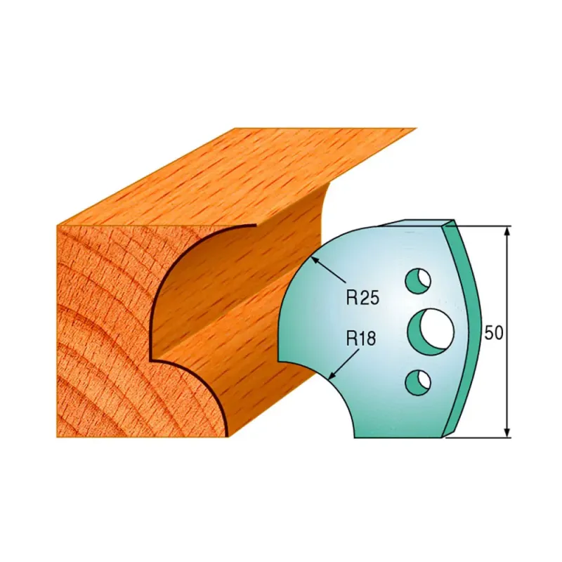 Cmt Profilknive Sæt 50mm Nr  549 690 549