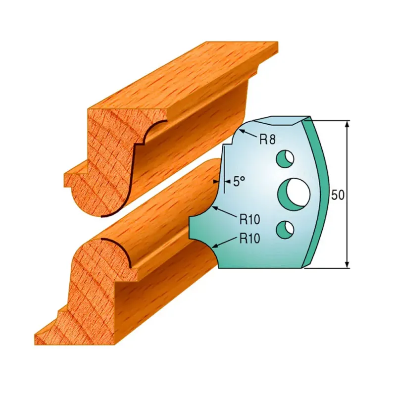 Cmt Profilknive Sæt 50mm Nr  557 690 557