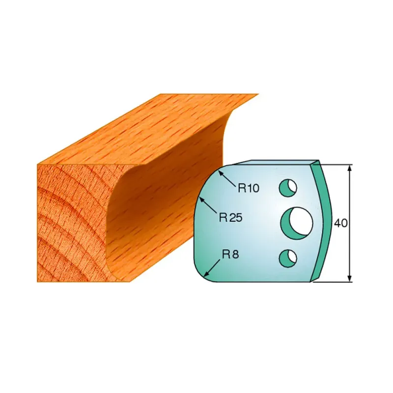 Cmt Profilknive Sæt 40mm Nr   62 690 062