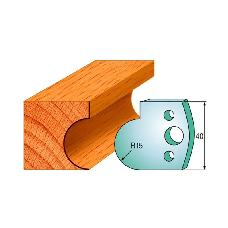 Cmt Profilknive Sæt 40mm Nr   65 690 065