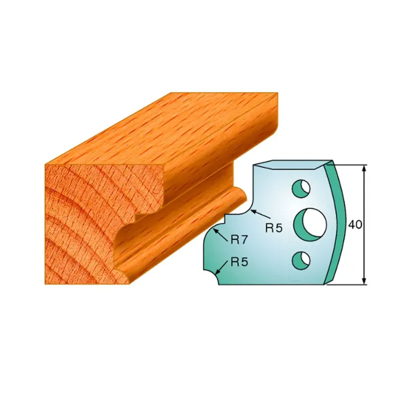 Cmt Profilknive Sæt 40mm Nr   82 690 082