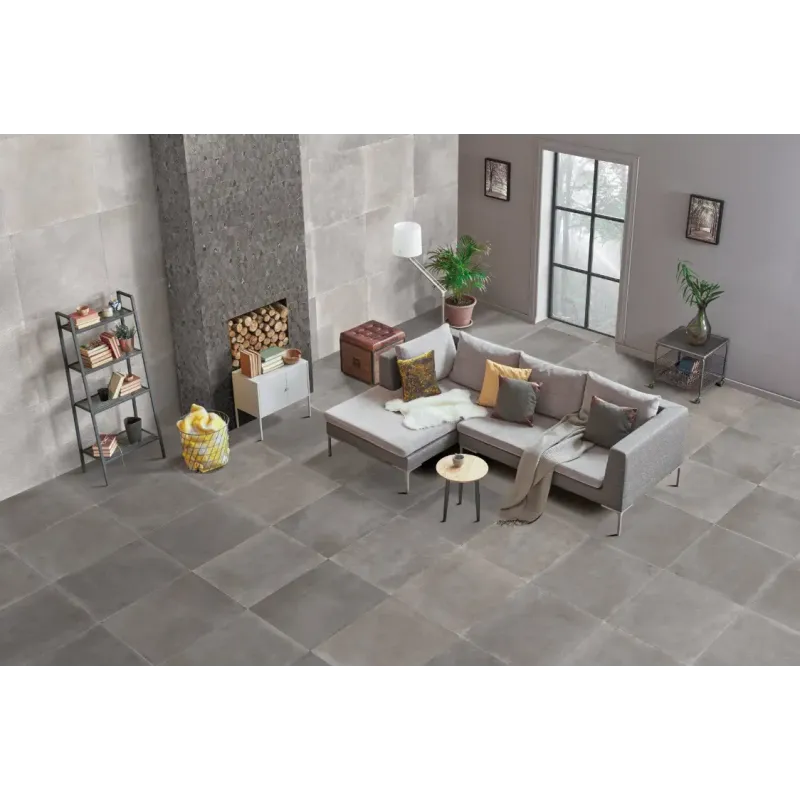 Dado Ceramica Contemporar   Grey Rett  60x60 Flise