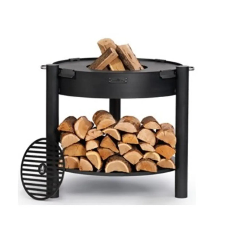Cook King Montanaâ 80 Cm Højt Havebålfad Med Grillplade Og Grillrist