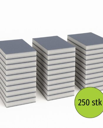 Cool Sanding Slibesvamp 124x98x12mm- Sort Silicium Slibekorn 250 Stk  Korn C100