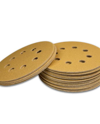 Cool Yellow ø125mm Sliberondeller 50 Stk Korn P80