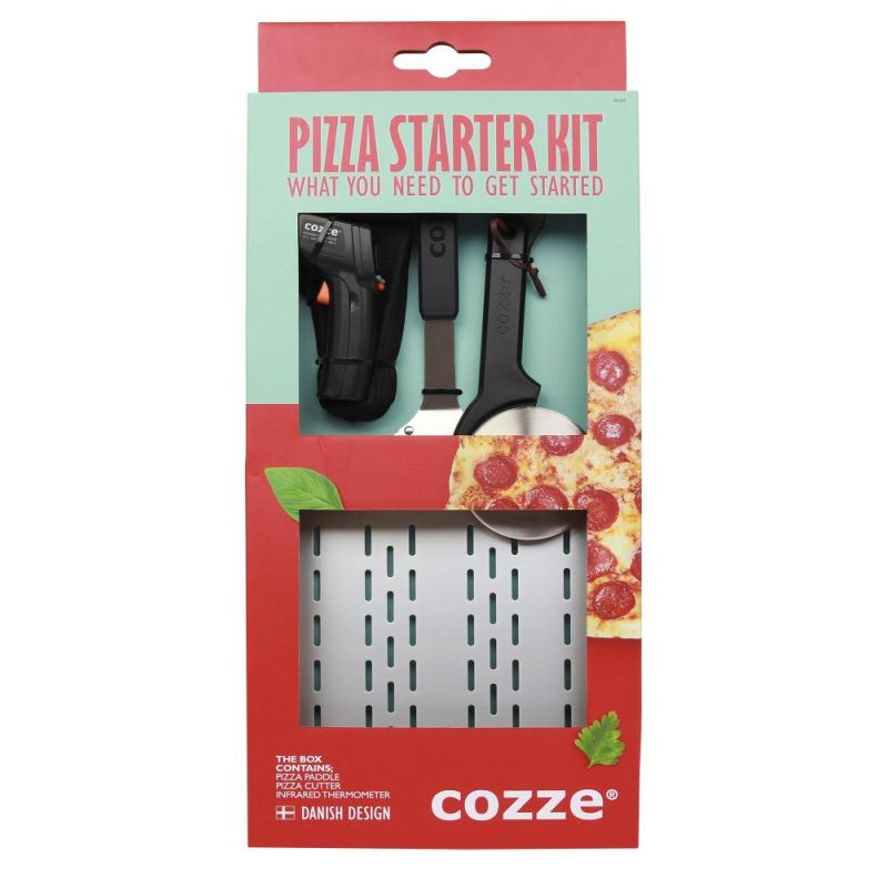 Cozze Gavesæt Med Pizzaspade Termometer Pizzaskære Dele