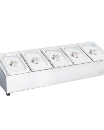 Cozze Topping Station   Rum  Rustfrit Stål 90325