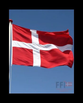 Dannebrogsflag Til 13 Meter Glasfiberflagstang