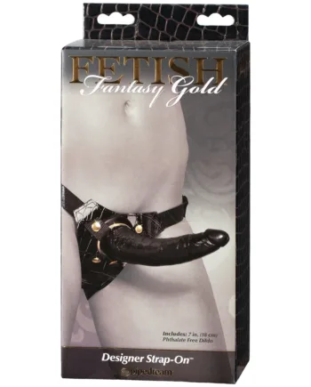 Designer Strap-on Fetish Fantasy Gold