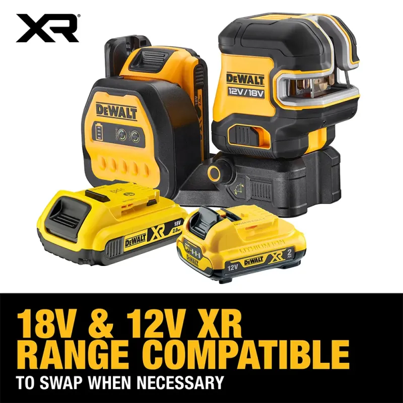 Dewalt Dw 18 12v     360â  Linje Laser Grøn           Dce089d1g18-qw
