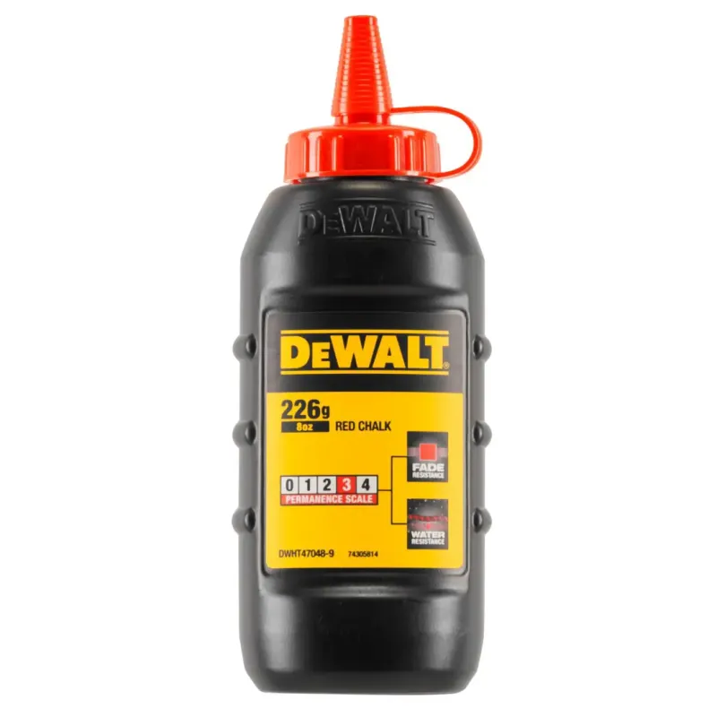 Dewalt Kridt Rød 226g Vandfast Dwht47048-