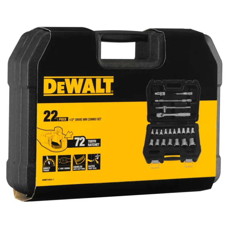 Dewalt Topnøglesæt     Quot  22 Stk Dwmt19241-