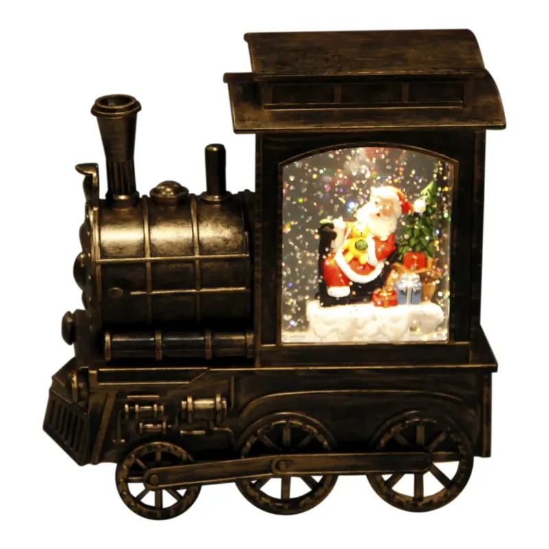 Dga Glitterlanterne Tog Musik Bronze 8x17x16 5cm 25091007