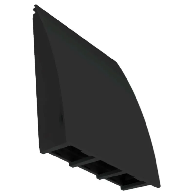 Duka Stormskærm D6   Pro 50  Sort Ral 9005