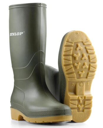Dunlop Dull Børne Pvc-gummistøvle Grøn